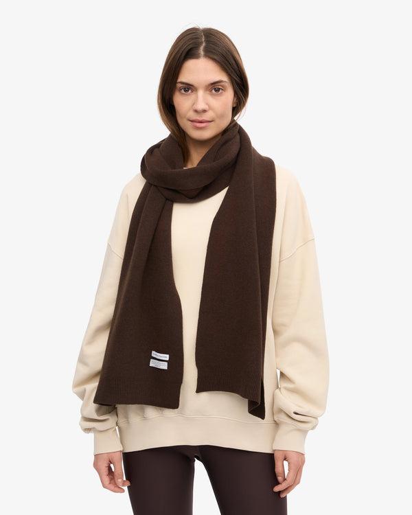 Colorful Standard Merino Wool Scarf Coffee Brown Schal braun